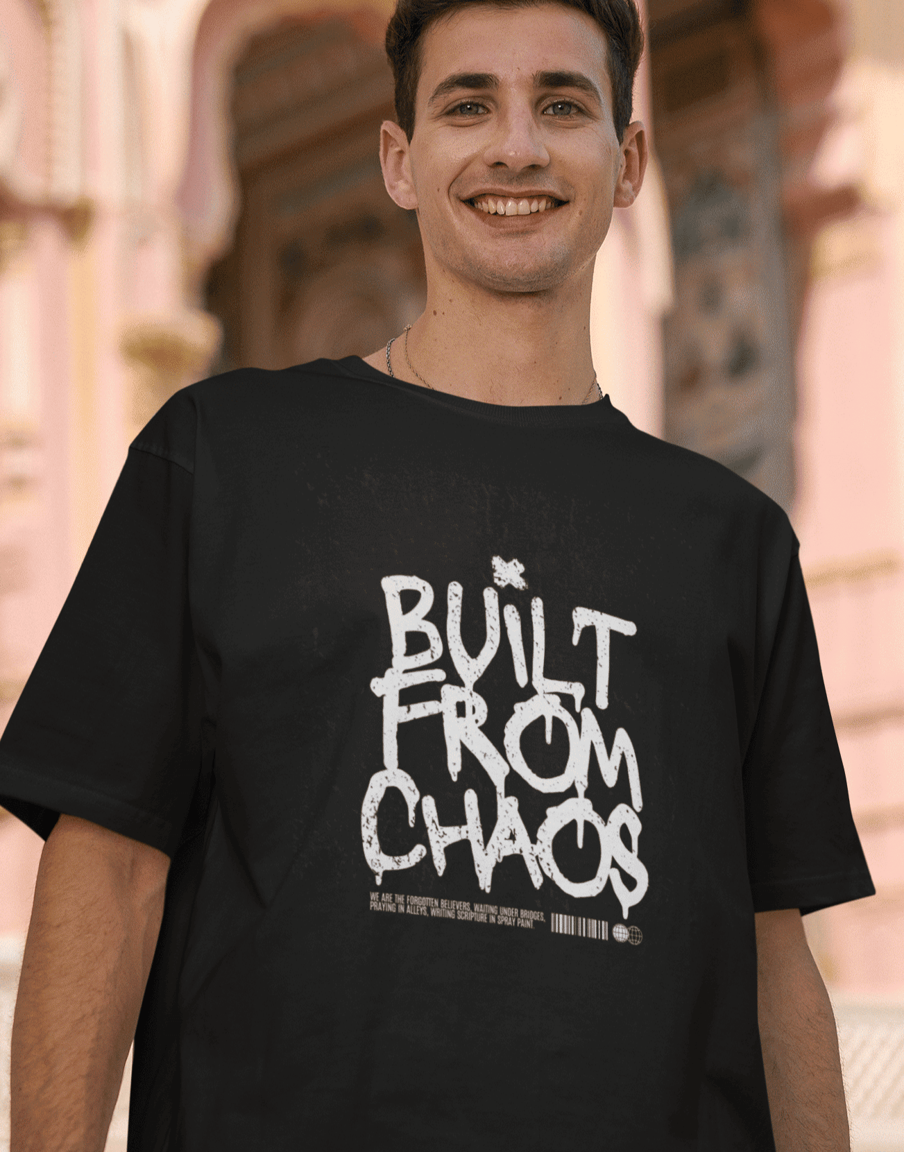 travel themed mockup featuring a happy man wearing a round neck t shirt m34621 (1) (1)