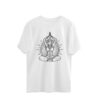 mandala printed oversized t shirt