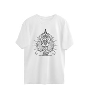 mandala printed oversized t shirt